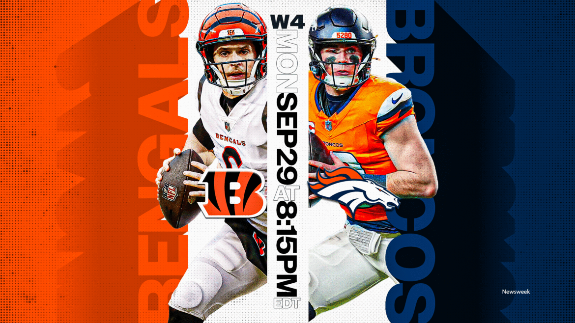 How to Watch Cincinnati Bangles Against Denver Broncos: Living Stream Senin malam, NFL Week 4, saluran TV