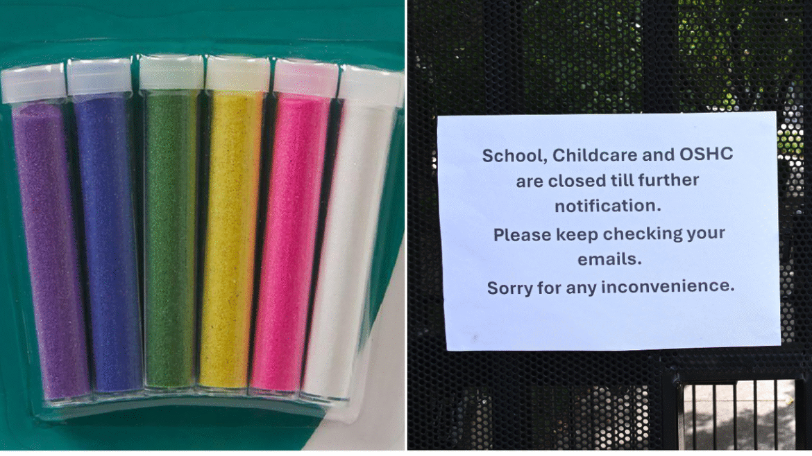 Asbes ditemukan di pasir berwarna anak-anak. Apa risikonya bagi anak-anak?