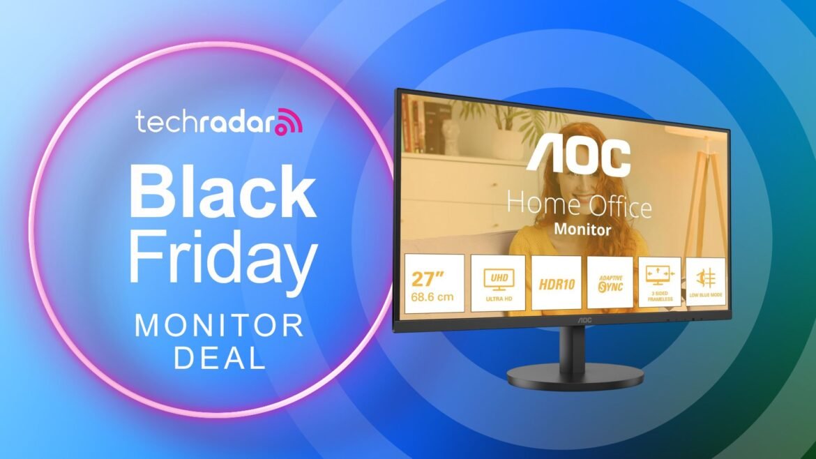 Penghematan Black Friday Dimulai dari Sini! AOC U27B3M merupakan monitor 4K termurah di Inggris dari merek ternama