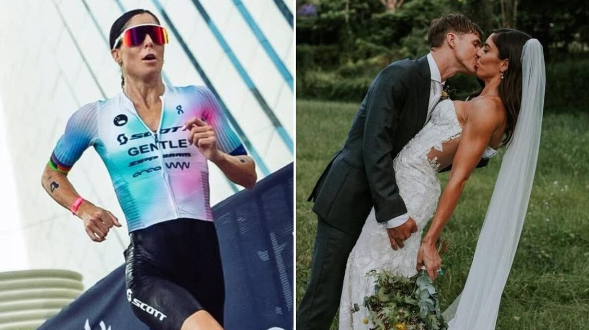 Atlet Olimpiade Australia Ashleigh Gentle ‘bangga’ menyelesaikan seri triathlon T100 dengan penuh gaya setelah keguguran yang parah