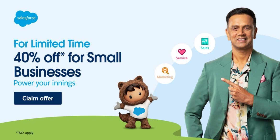 Bangun bisnis yang didukung AI dengan diskon 40% pada platform inti Salesforce