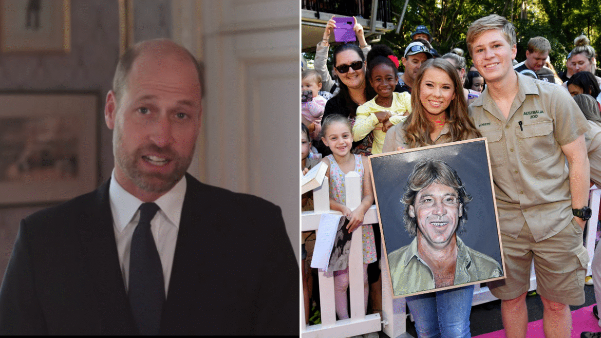 Pangeran William di pesta Steve Irwin: pihak kerajaan memberikan penghormatan kepada pemburu buaya dengan pesan khusus