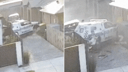 Pria bertelanjang dada melarikan diri setelah menabrakkan mobil polisi yang diduga dicuri sebanyak 11 kali di Melbourne