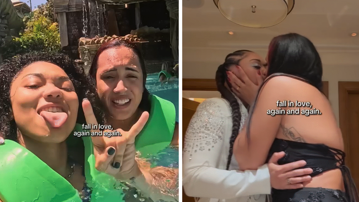 Putri The Rock berkencan dengan pegulat Tatyanna Dumas