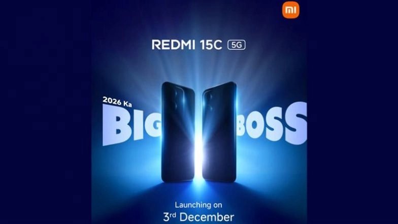 REDMI 15C 5G India Diluncurkan pada 3 Desember 2025, Unit Baterai Dikonfirmasi; Periksa perkiraan harga dan detail lainnya