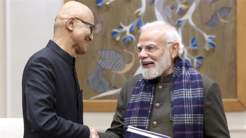 Satya Nadella mengumumkan investasi Microsoft senilai USD 17,5 miliar di India setelah pembicaraan dengan Perdana Menteri Narendra Modi mengenai peluang dan ambisi AI di negara tersebut