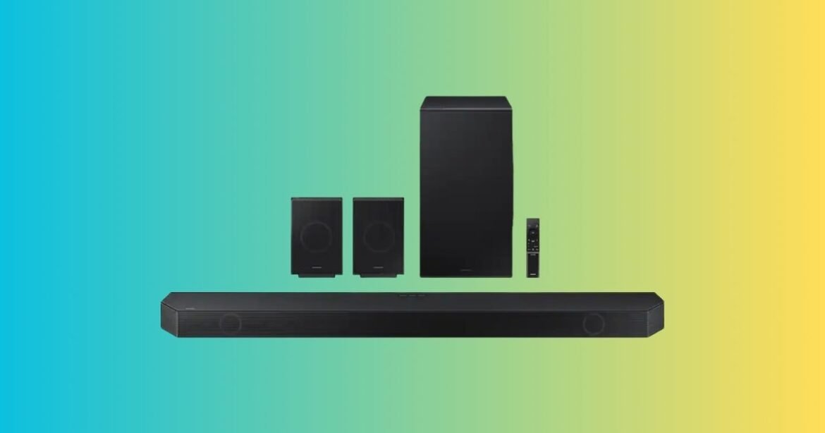 Soundbar Samsung dengan bagian belakang dan sub nirkabel saat ini didiskon $1.000